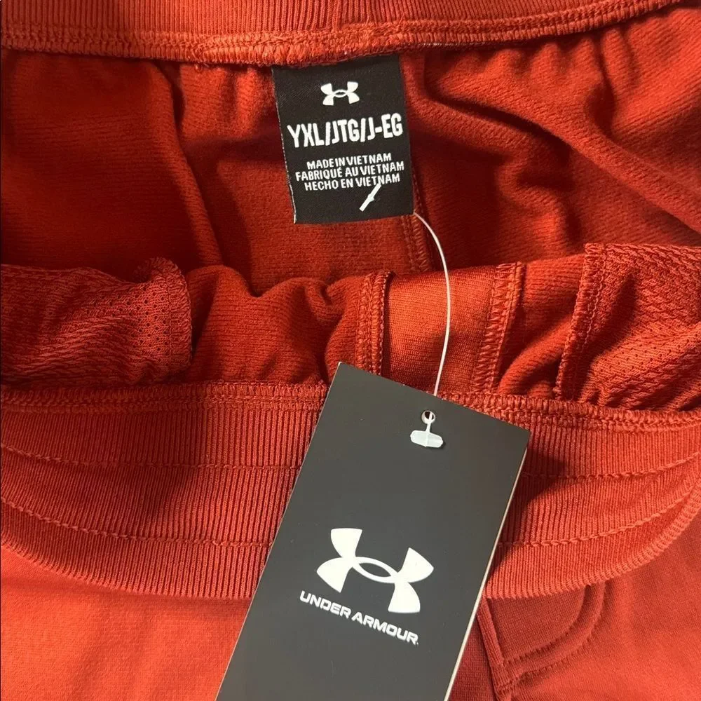Under Armour Boys Icon Knit Pants Joggers Loose Fit Drawstring Waist Size XL NWT